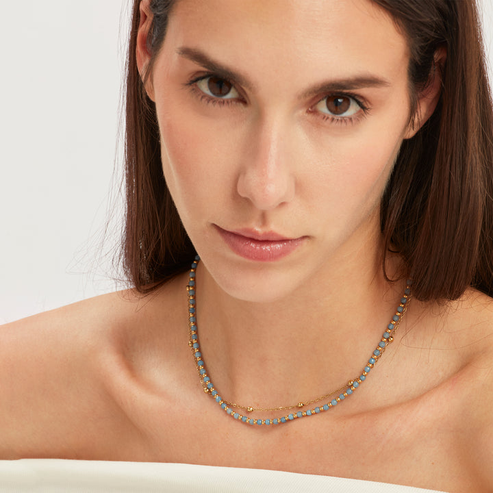 Collier ras du cou Breil Magnetic System Medium Out Of The Blue TJ3762