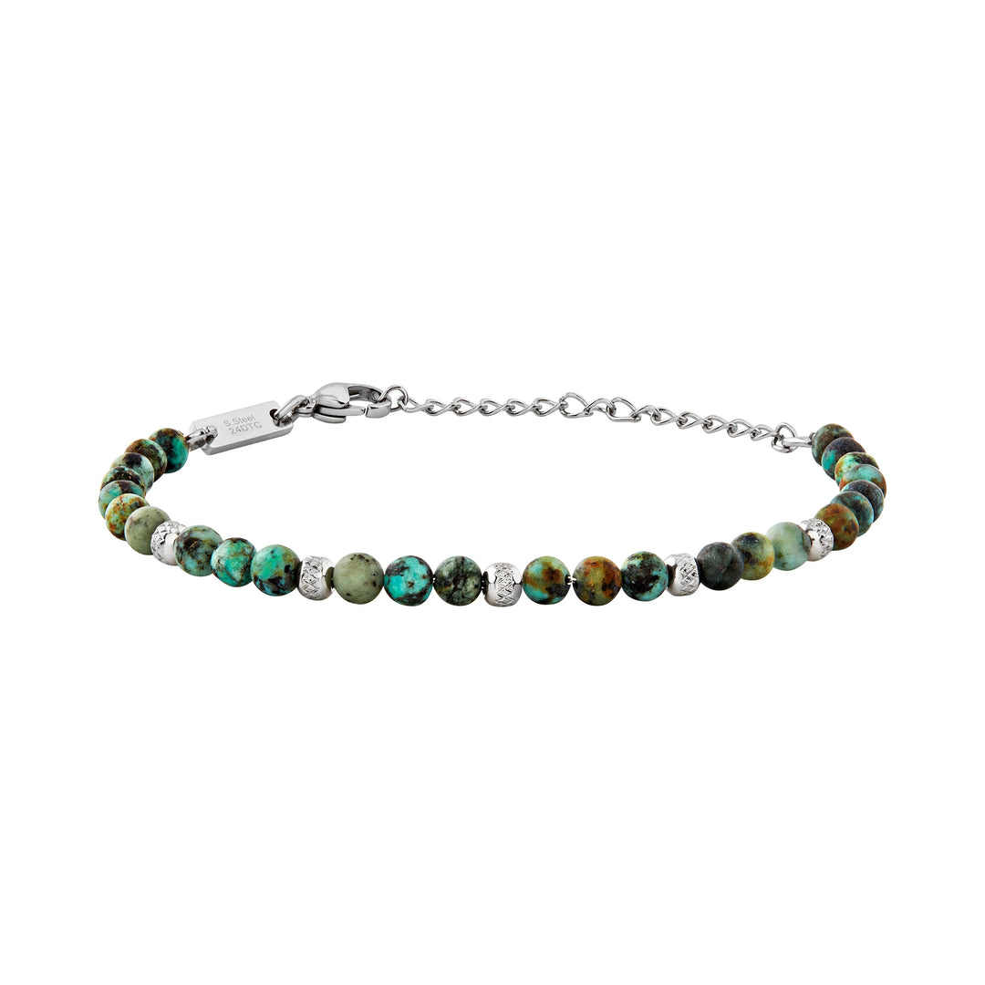 Breil bracciale Wild acciaio turchese TJ3822