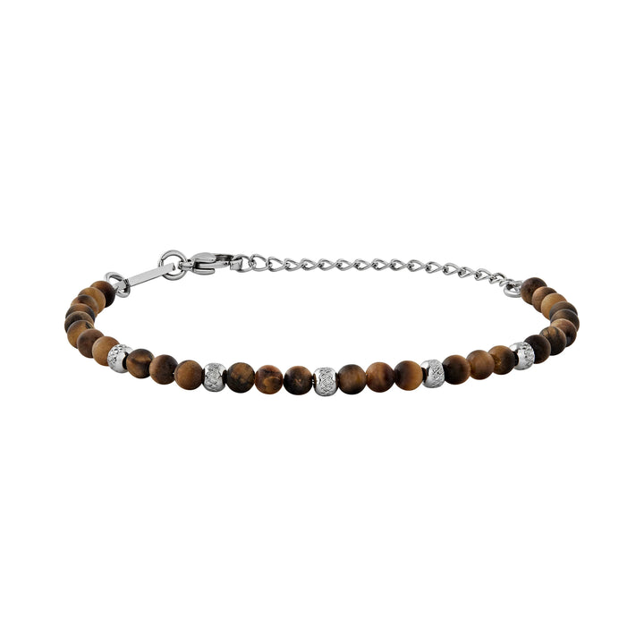 Breil Wildstalen tijgeroog armband TJ3823