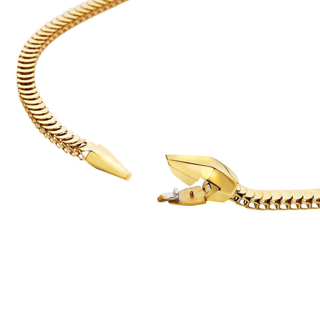 Breil Hypnotic halsband i stål med PVD gulguld finish TJ3836