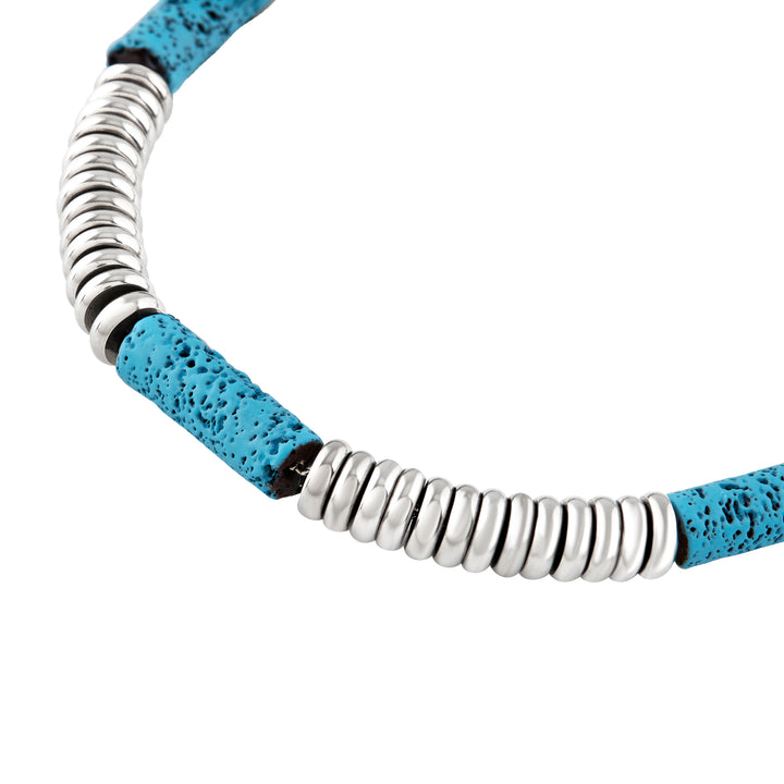 Breil Fusion-Stahl-Lavastein-Armband TJ3876