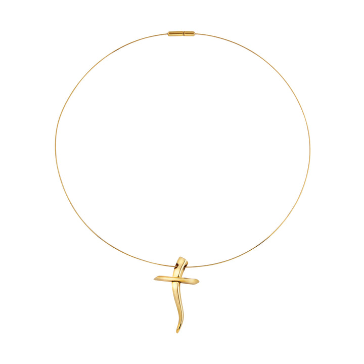 Breil collana girocollo Reloaded Steel Moon acciaio finitura IP Gold TJ3924