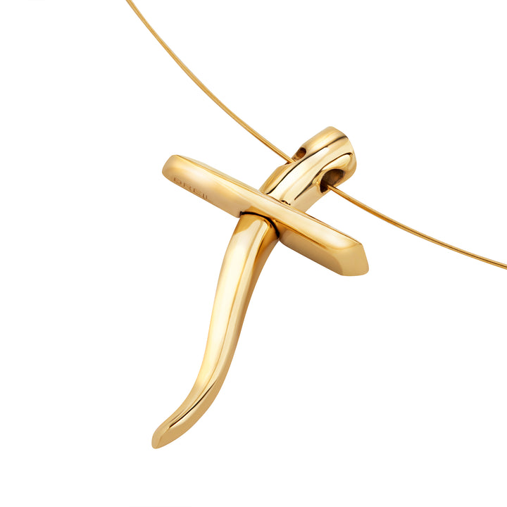 Breil collana girocollo Reloaded Steel Moon acciaio finitura IP Gold TJ3924