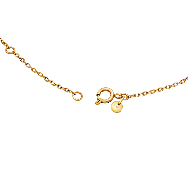 Breil B&ME choker ketting in staal met IP gouden afwerking TJ4025