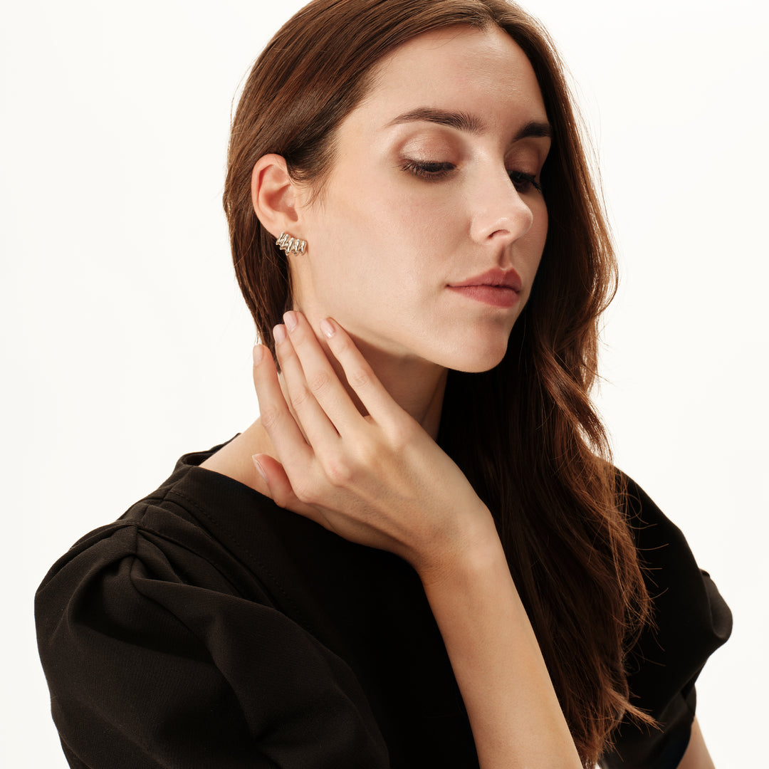 Breil Globe stål øreringe TJ4072