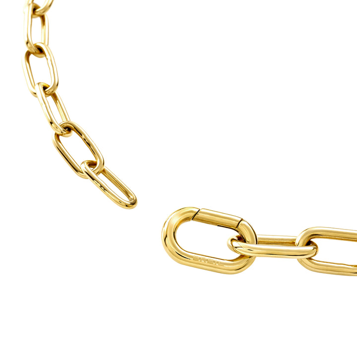 Breil Love Ties -kaulakoru teräksestä IP-kultapinnalla TJ4074