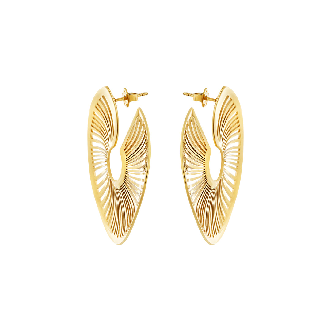 Breil B Whisper fülbevaló acélból, IP arany kivitelben, TJ4083