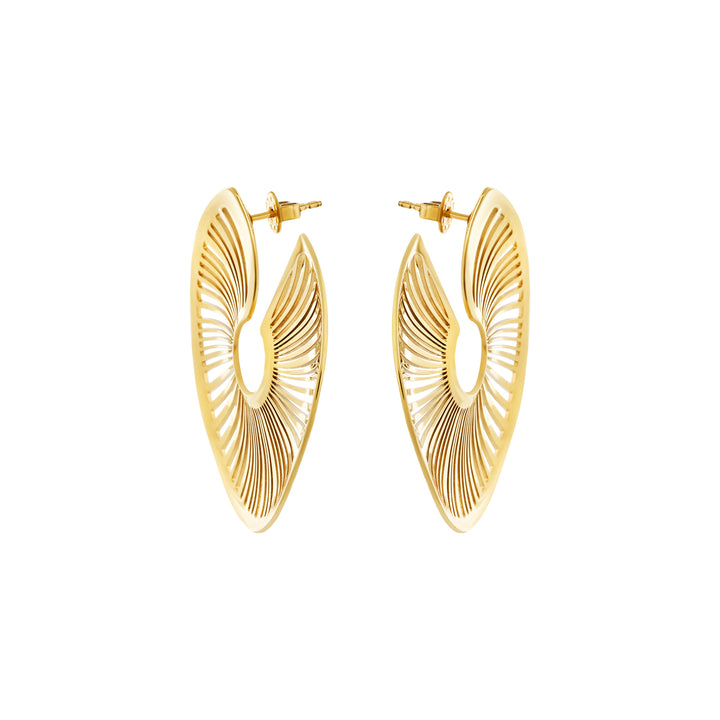 Breil B Whisper fülbevaló acélból, IP arany kivitelben, TJ4083