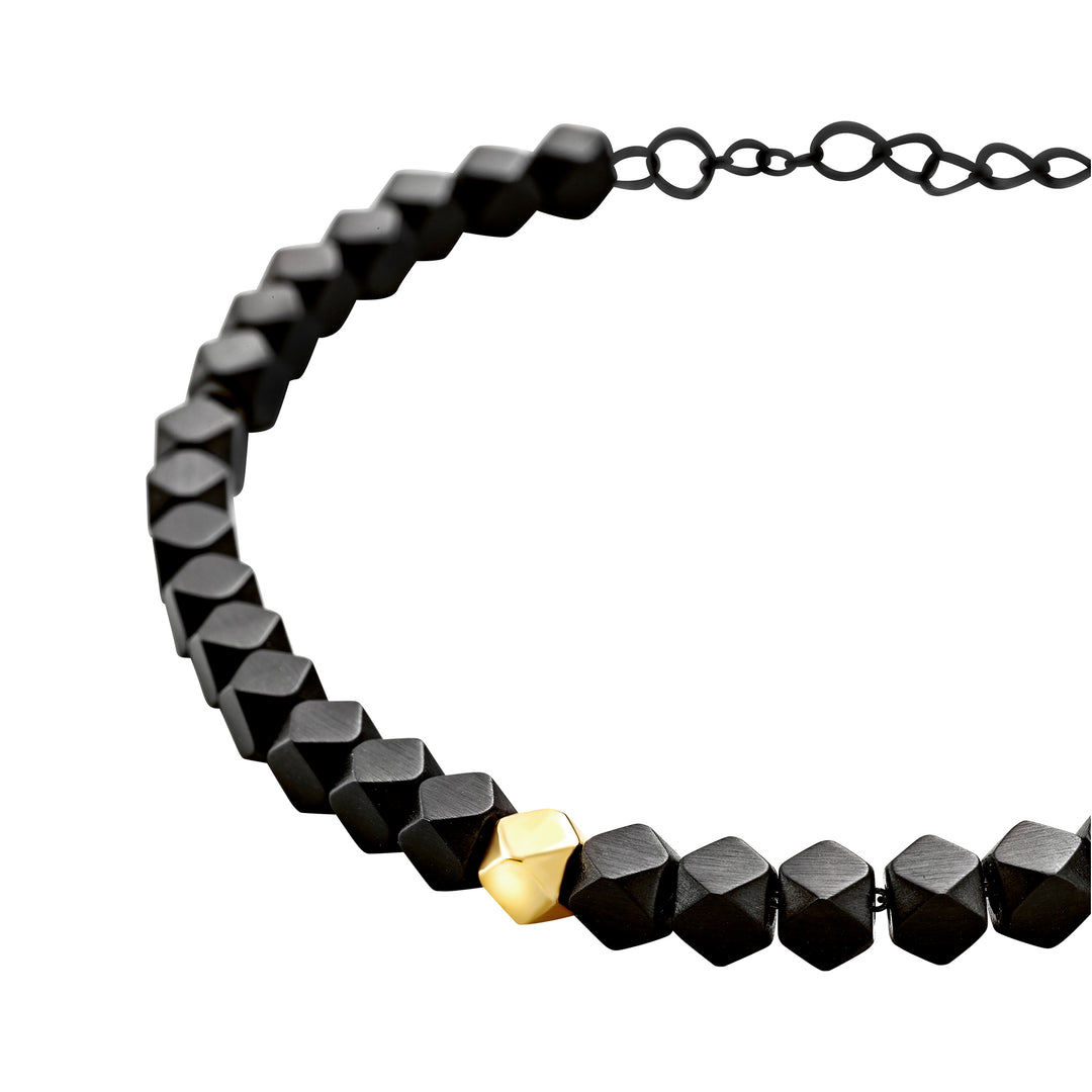 Breil Tetra stalen armband met zwarte IP-afwerking TJ4121