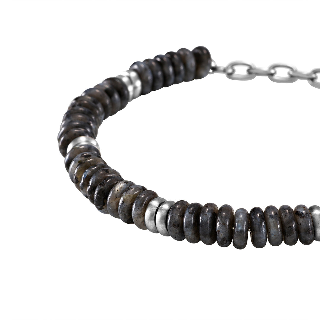 Breil Rock Hard labradorit stål armbånd TJ4123
