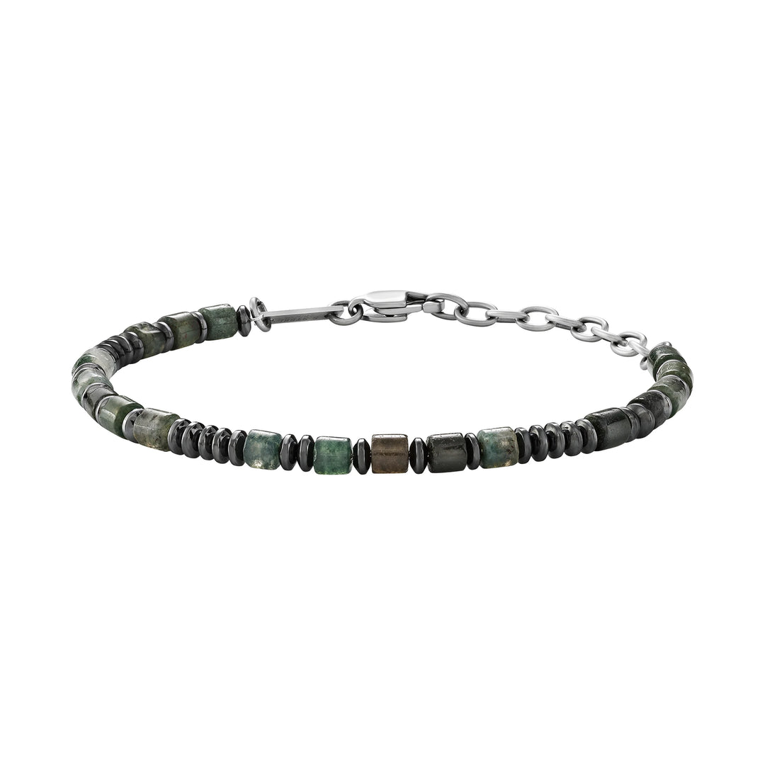 Breil bracciale Rock Hard acciaio agata TJ4131