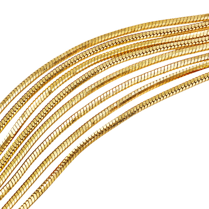 Brazalete Breil Falling Star en acero con acabado PVD en oro de 14 quilates TJ4232
