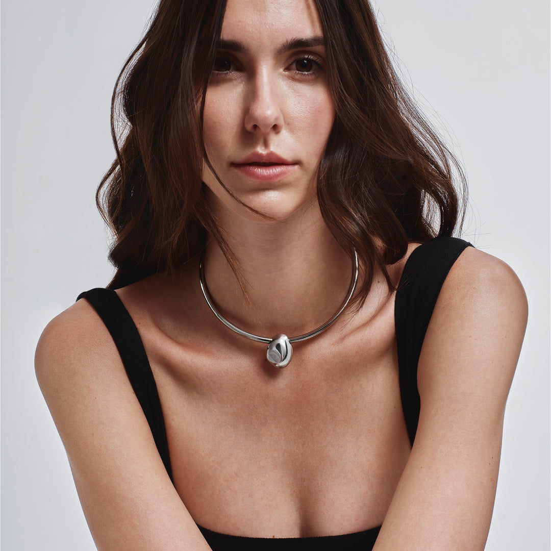 Breil collana girocollo rigido Petra acciaio TJ4241