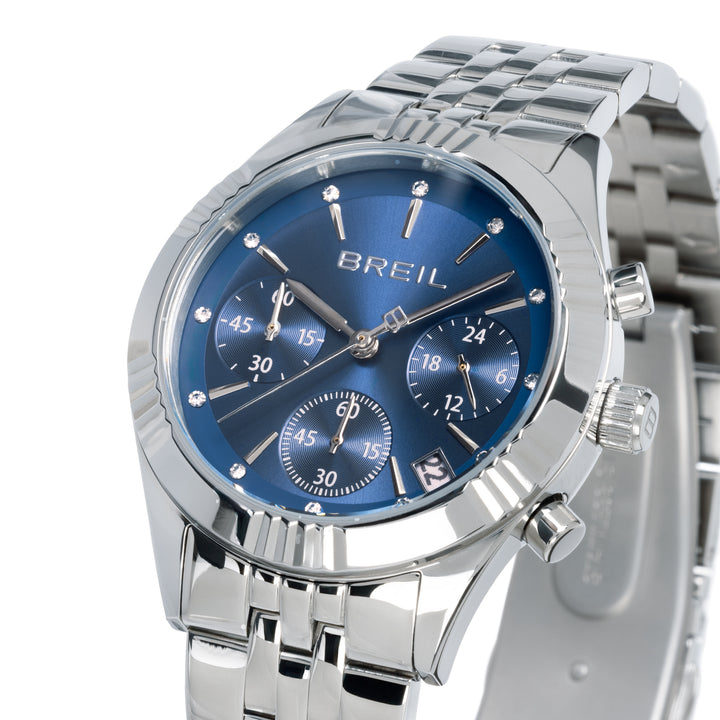 Breil óra Stand Out Chrono 36mm kék kvarc acél TW2097
