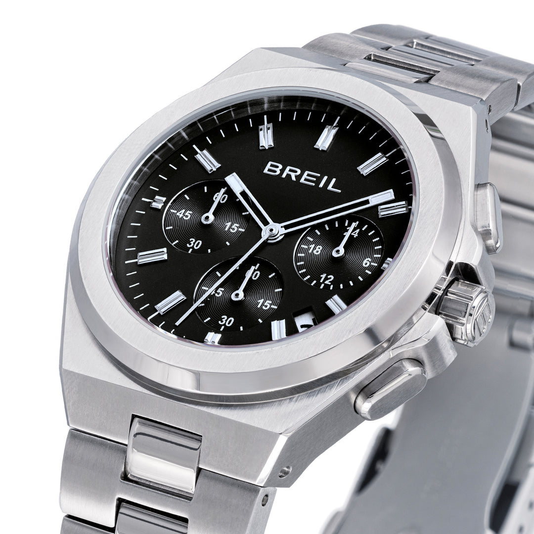 Relógio Breil Apex Chrono 40 mm aço quartzo preto TW2111