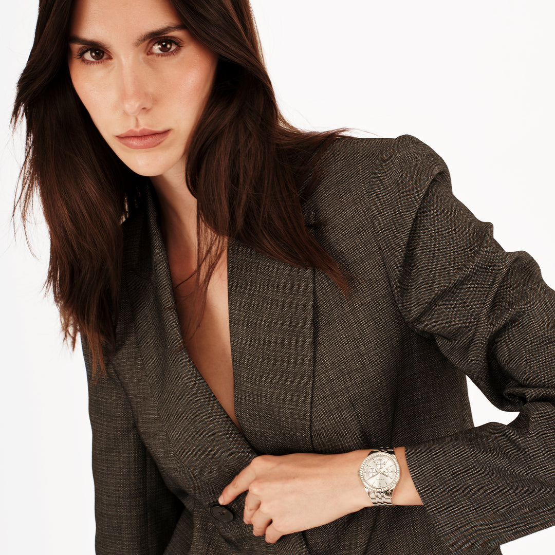 Relógio Breil Flurry 36mm aço quartzo prateado TW2133