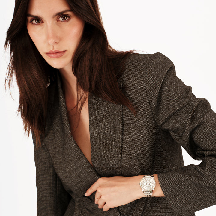 Relógio Breil Flurry 36mm aço quartzo prateado TW2133