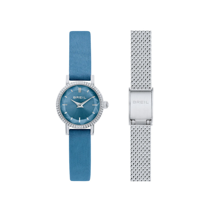 Relógio Breil Darling 18 mm em aço quartzo azul claro TW2189