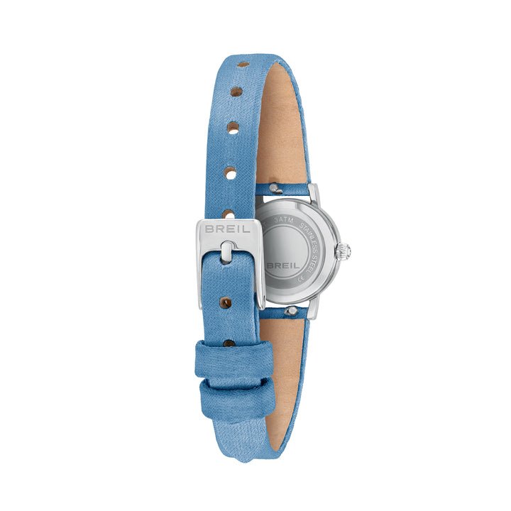 Relógio Breil Darling 18 mm em aço quartzo azul claro TW2189