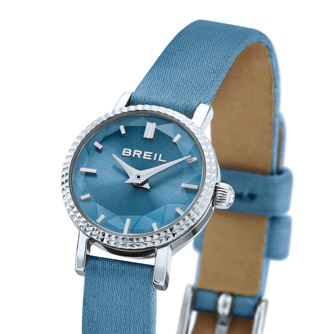 Relógio Breil Darling 18 mm em aço quartzo azul claro TW2189