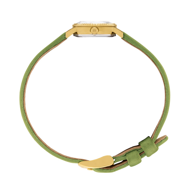 Breil Darling klocka 18 mm grönt kvartsstål IP guldfinish TW2190