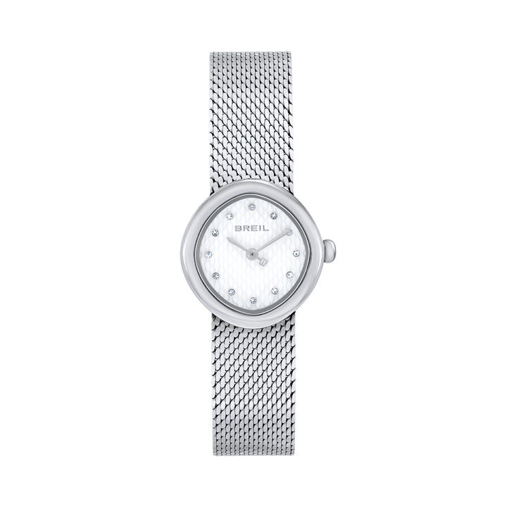 Breil Primp horloge 25mm wit quartz staal TW2201