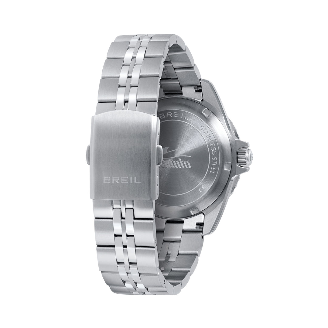 Breil watch Manta Heritage 42mm black quartz steel TW2206