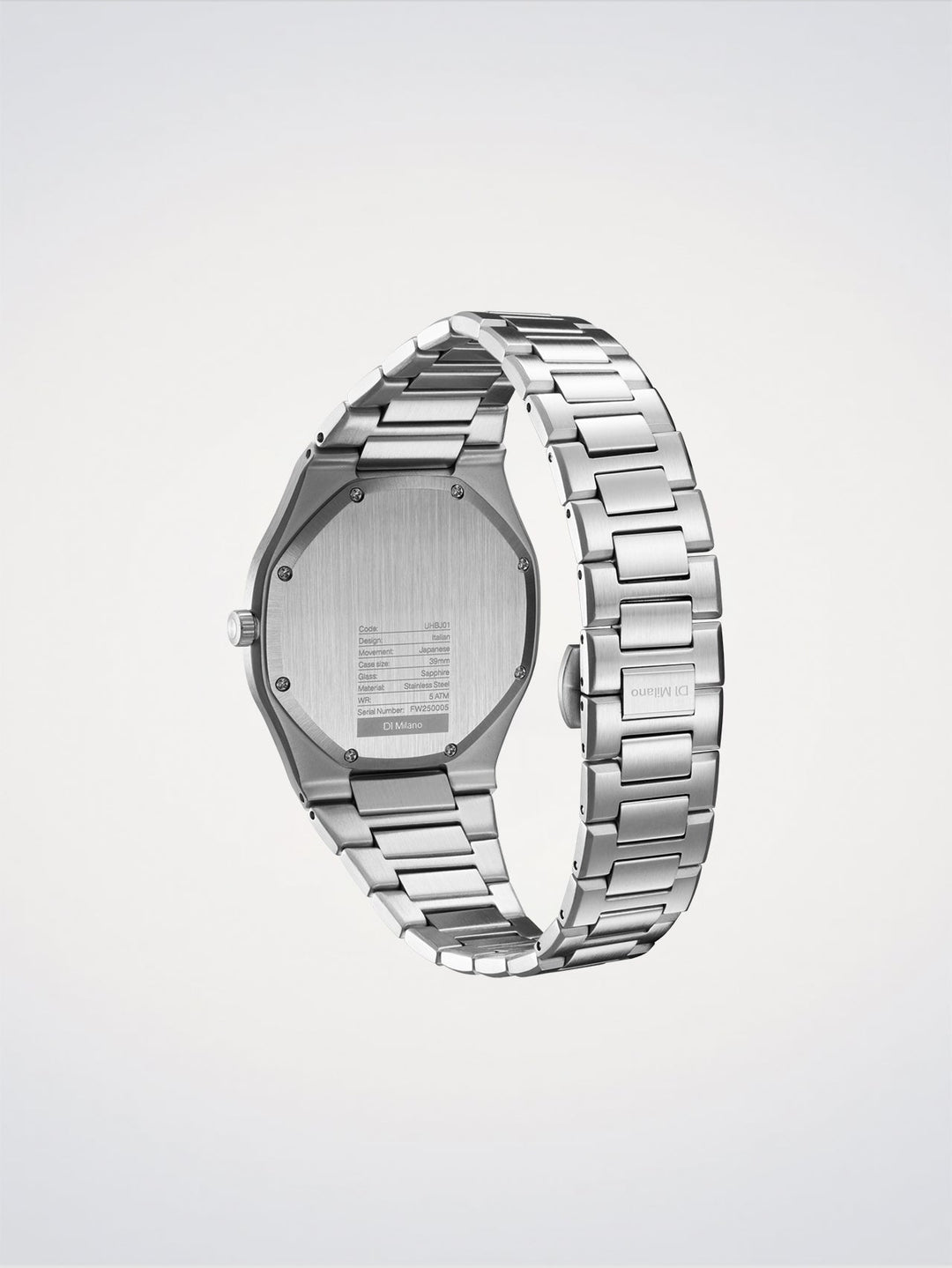 D1 Milano Groovy Fekete Ultra vékony 39 mm D1-UHBJ01