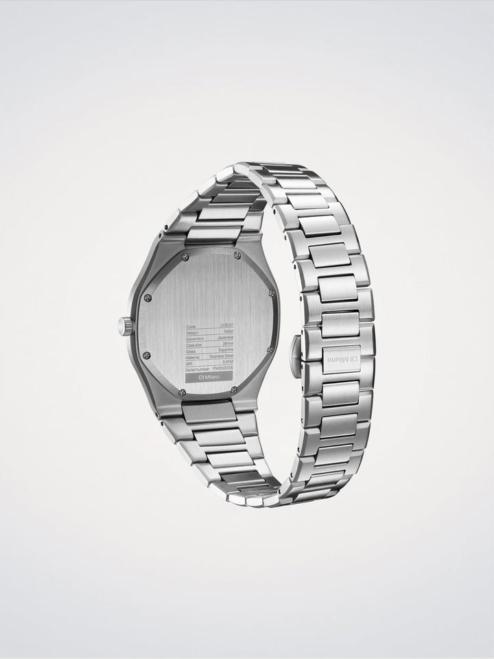 D1 Milano Groovy Fekete Ultra vékony 39 mm D1-UHBJ01