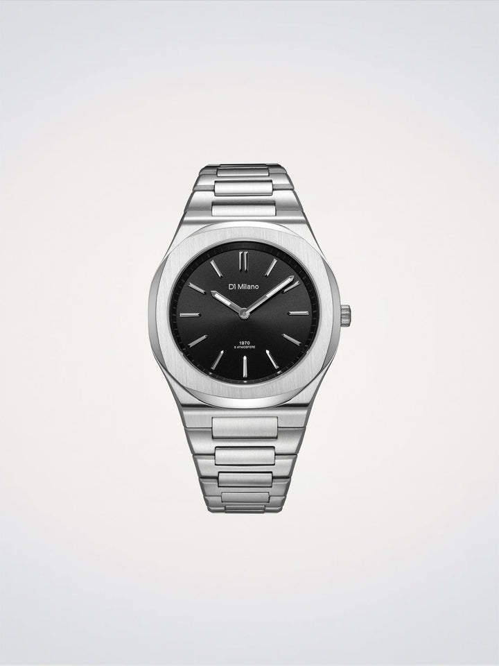 D1 Milano Groovy Fekete Ultra vékony 39 mm D1-UHBJ01