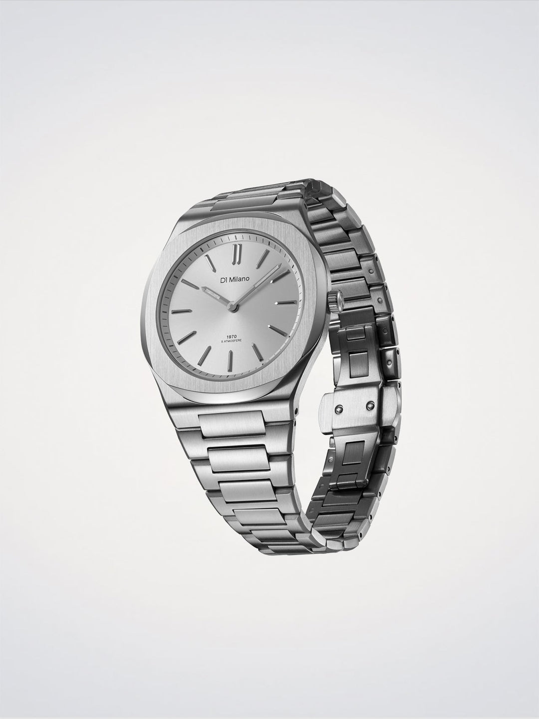 D1 Milano Groovy Silver Ultra vékony 39 mm D1-UHBJ02