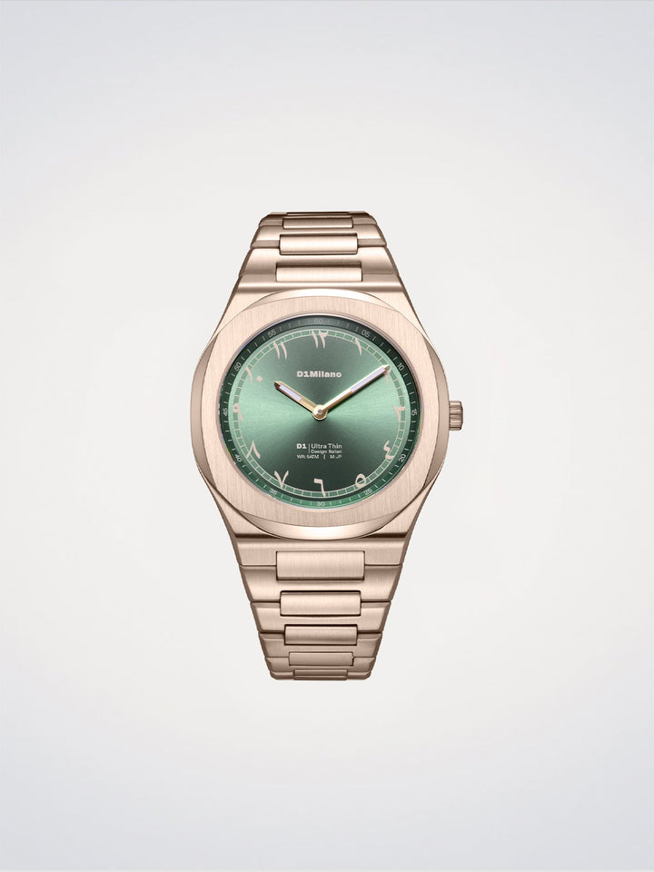D1 Milano Jade Mirage [przedsprzedaż] Ultracienki zegarek 39 mm D1-UHBJ09