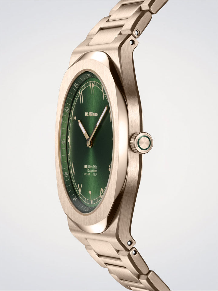 D1 Milano Jade Mirage [przedsprzedaż] Ultracienki zegarek 39 mm D1-UHBJ09