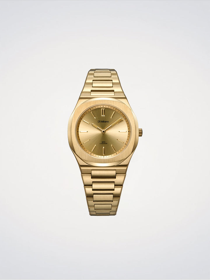 D1 Milano Gold Mellow Ultra Thin Ρολόι 34mm D1-UHBL02