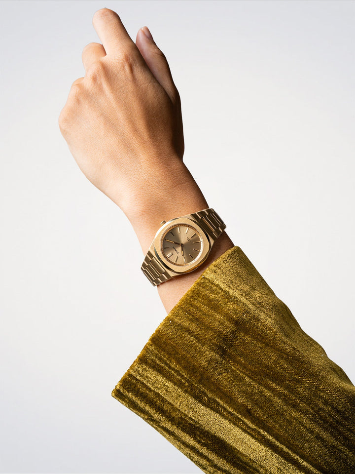 D1 Milano Gold Mellow Ultra Thin Ρολόι 34mm D1-UHBL02