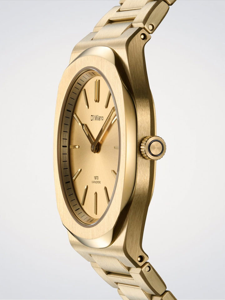 D1 Milano Gold Mellow Ultra Thin Ρολόι 34mm D1-UHBL02