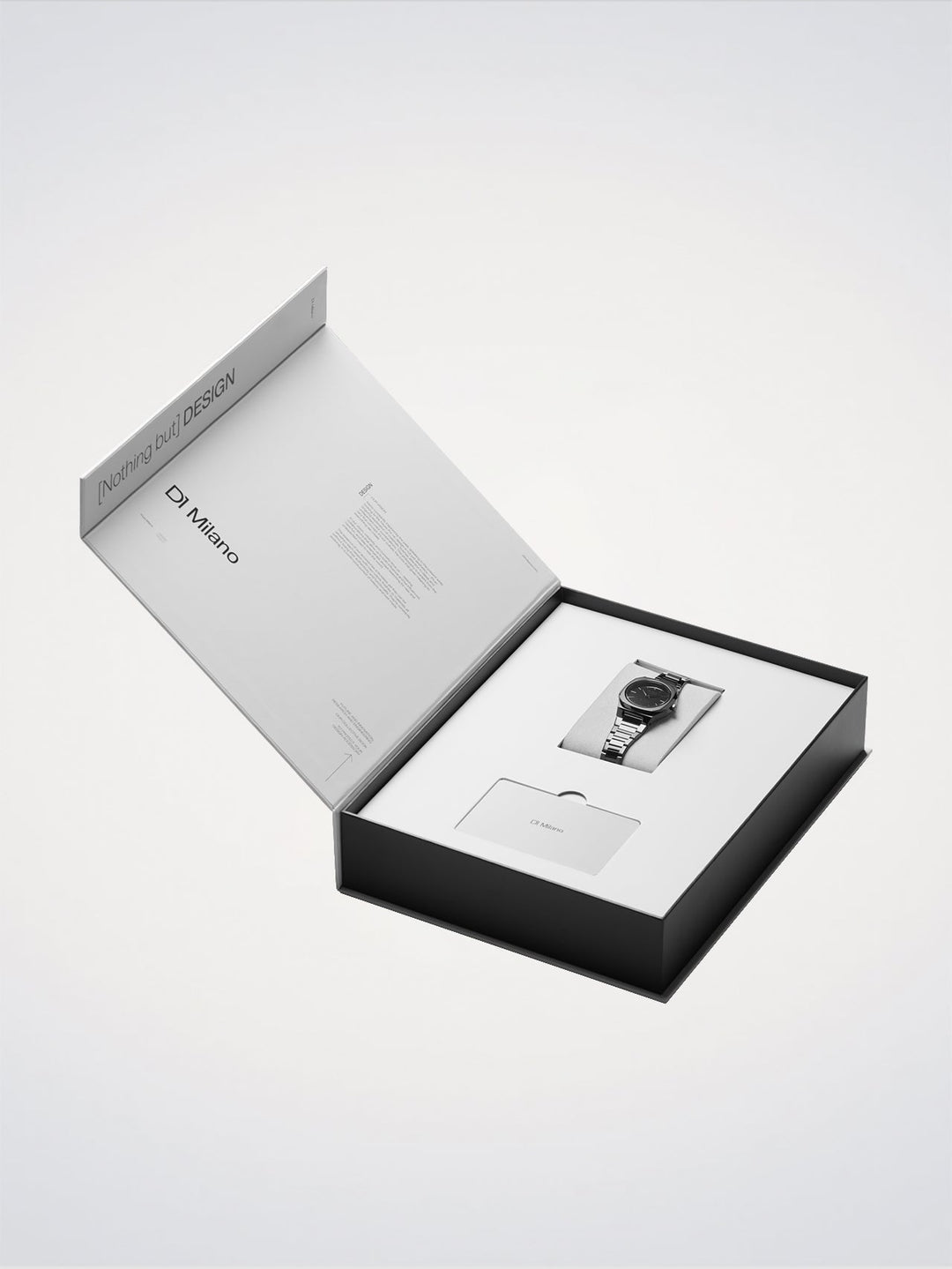 D1 Milano Black Gleam Ultra Thin Watch 30 mm D1-UTBL41