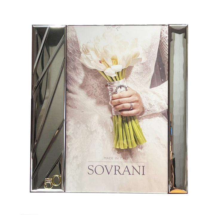 Sovrani cornice lucida 20x32cm vetrata 50° retro legno W669