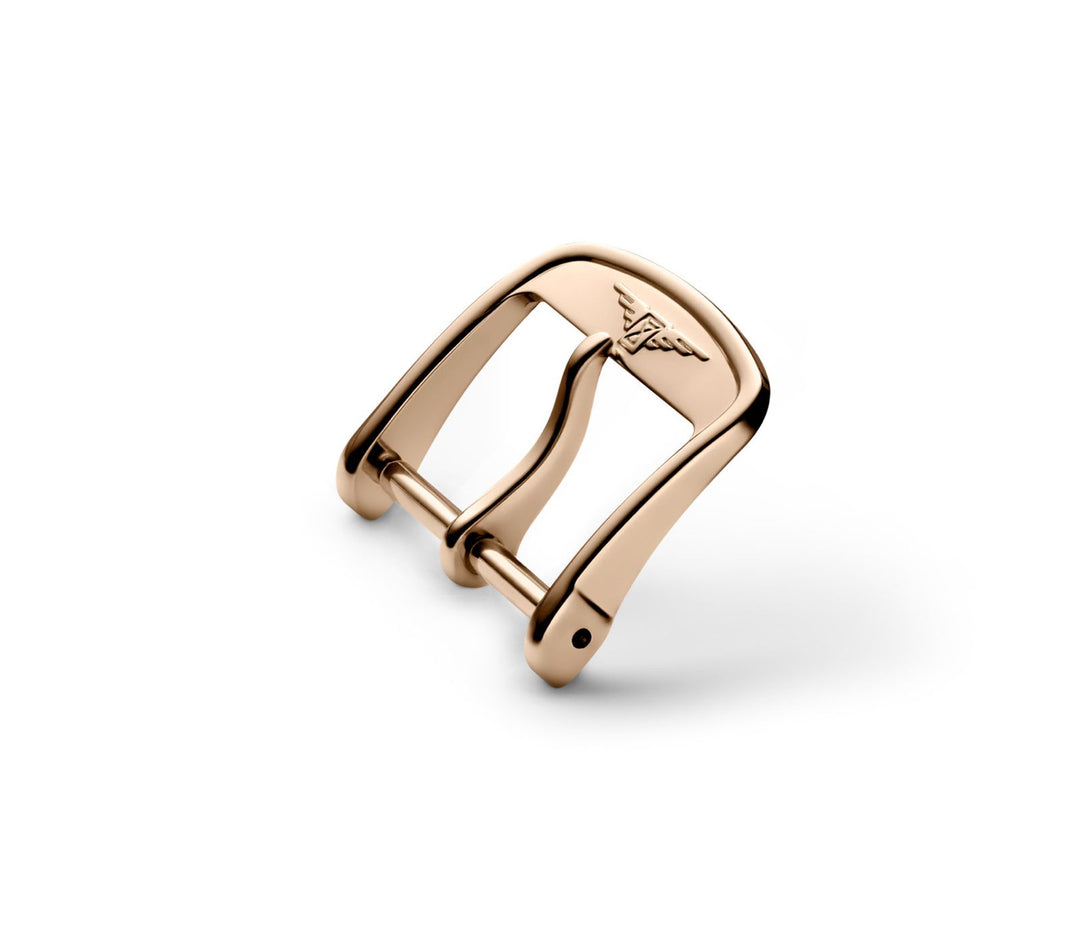 Hebilla Longines de acero PVD oro rosa 18 mm L649101660