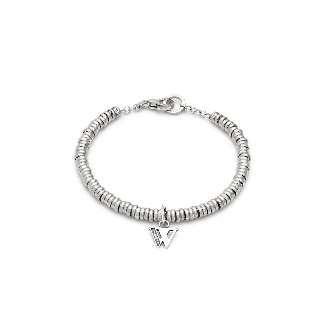 Giovanni Raspini Armband Buchstabe W Kristall Armband aus 925er Silber und Zirkonen X01446