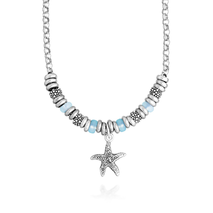 Collar de plata con ondas marinas de Giovanni Raspini X01640