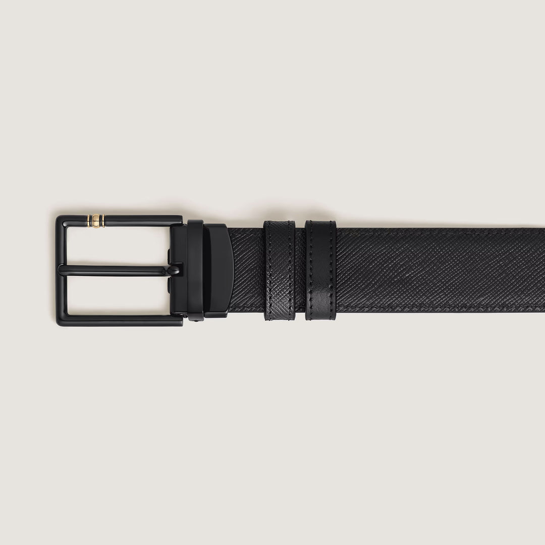 Montblanc vendbart bælte Læder Meisterstuck Sartorial 30 mm sort 222209