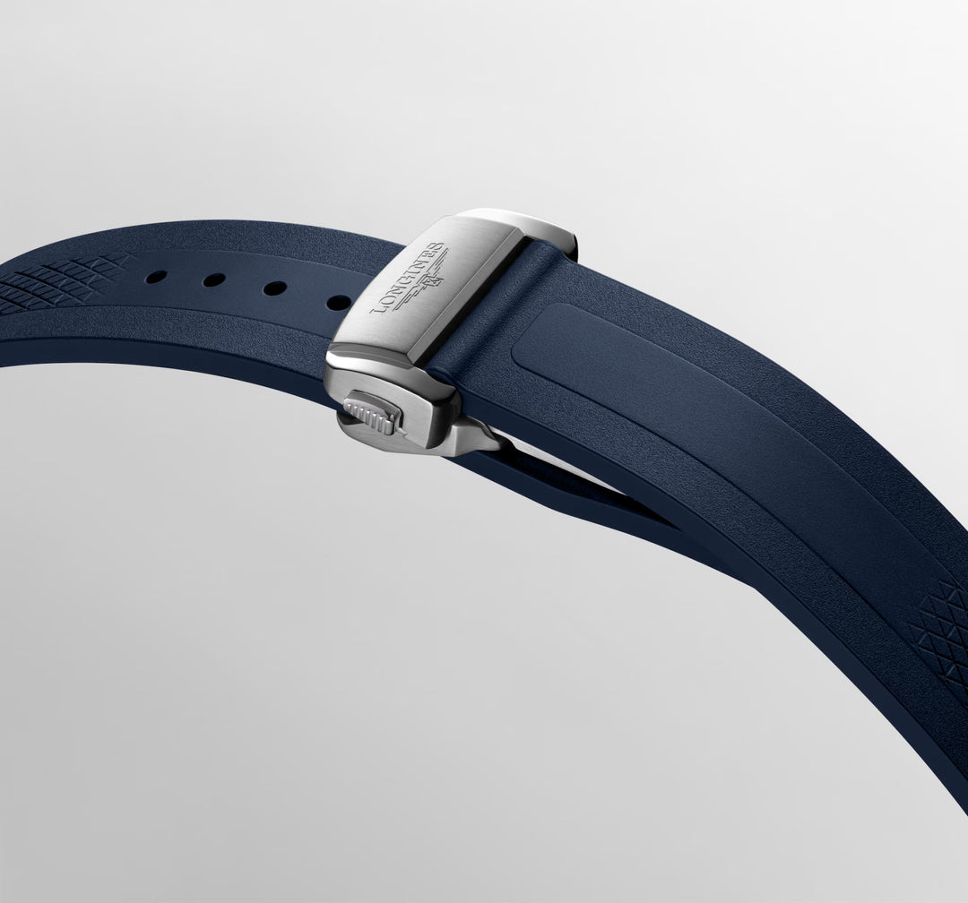 Longines orologio Conquest 41mm blu automatico acciaio L3.830.4.92.9