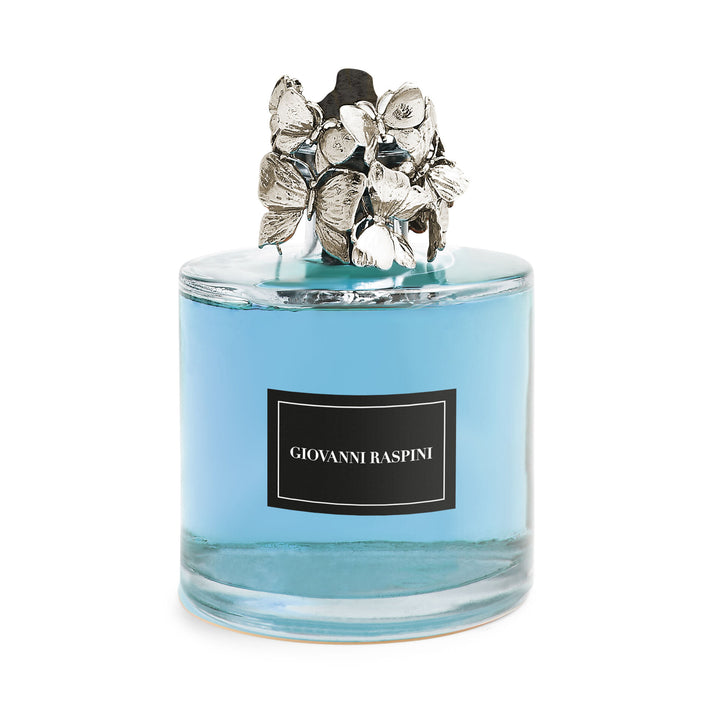 Giovanni Raspini Farfalle Diffuser - Vento di Mare ambient duft med hvid bronze dekoration - XB0101