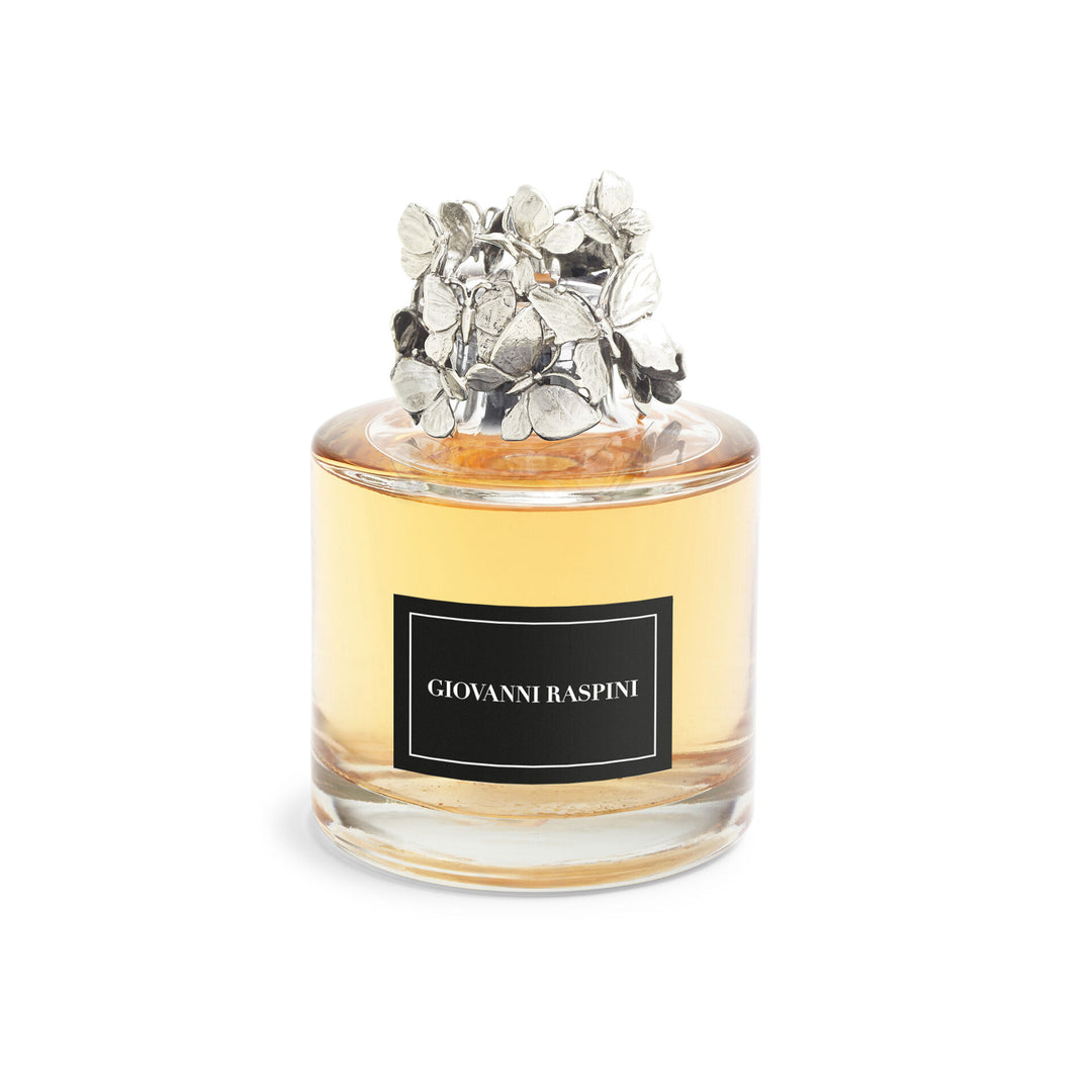 Giovanni Raspini Butterfly Diffuser - Fragrância doméstica Iris Dust com decoração em bronze branco - XB0103
