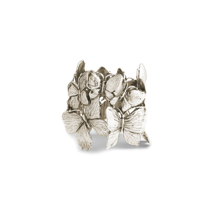 Giovanni Raspini Butterfly Diffuser - Fragrância doméstica Iris Dust com decoração em bronze branco - XB0103