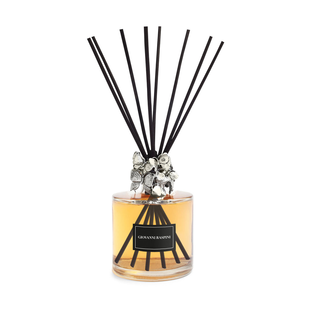 Giovanni Raspini Butterfly Diffuser - Fragrância doméstica Iris Dust com decoração em bronze branco - XB0100