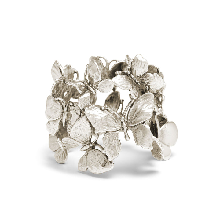 Giovanni Raspini Butterfly Diffuser - Fragrância doméstica Iris Dust com decoração em bronze branco - XB0100