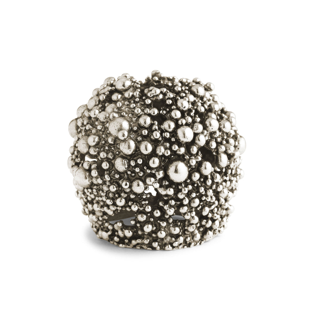 Giovanni Raspini Perlage Diffuser - Nero Divino hemdoft med vit bronsdekoration - XB0144