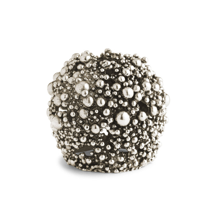 Giovanni Raspini Perlage Diffuser - Nero Divino hemdoft med vit bronsdekoration - XB0144